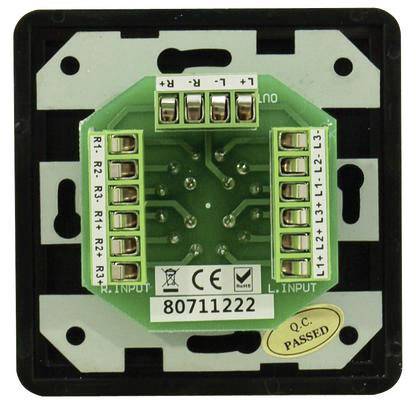 Omnitronic 80711222 Einbau ELA-Programmwähler Schwarz