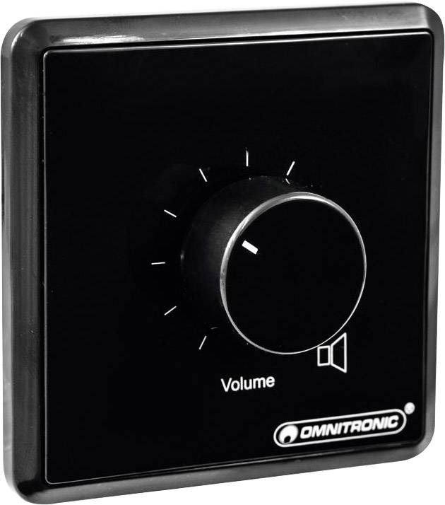 Omnitronic 80711010 Einbau ELA-Lautstärkeregler mono Schwarz