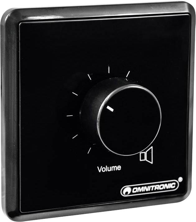 Omnitronic 80711013 Einbau ELA-Lautstärkeregler mono Schwarz