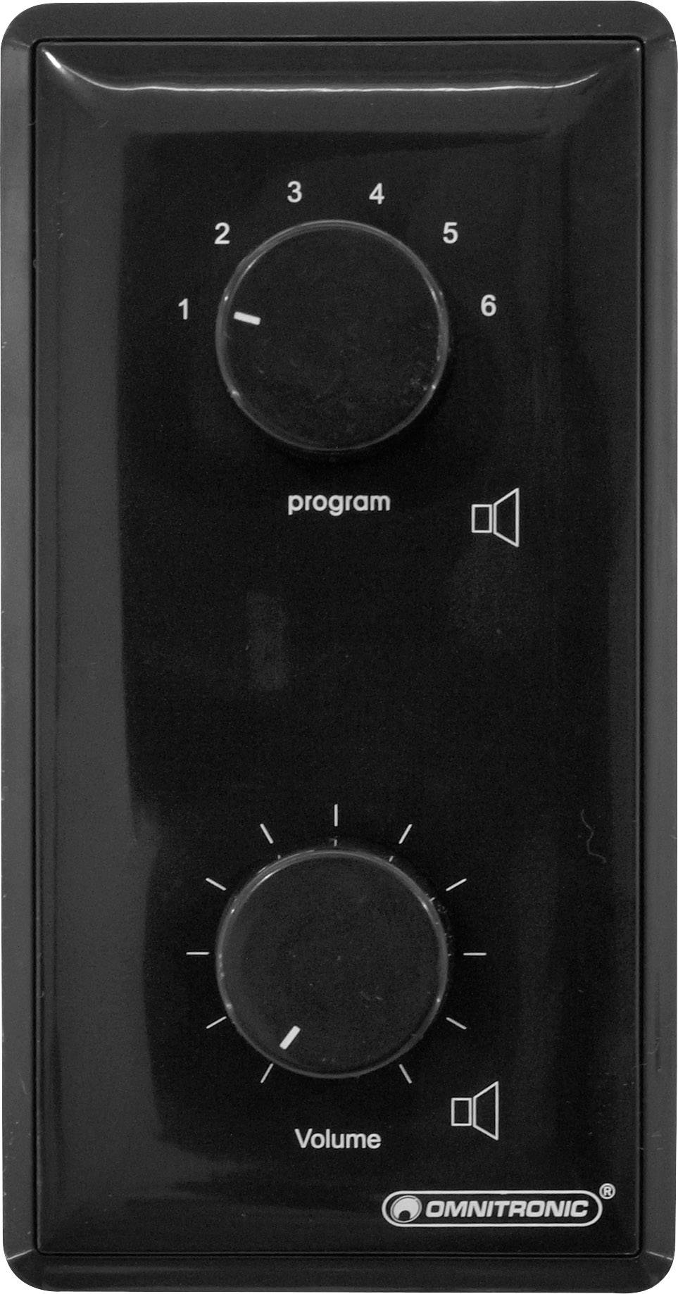 Omnitronic 80711090 Einbau ELA-Programmwähler Schwarz