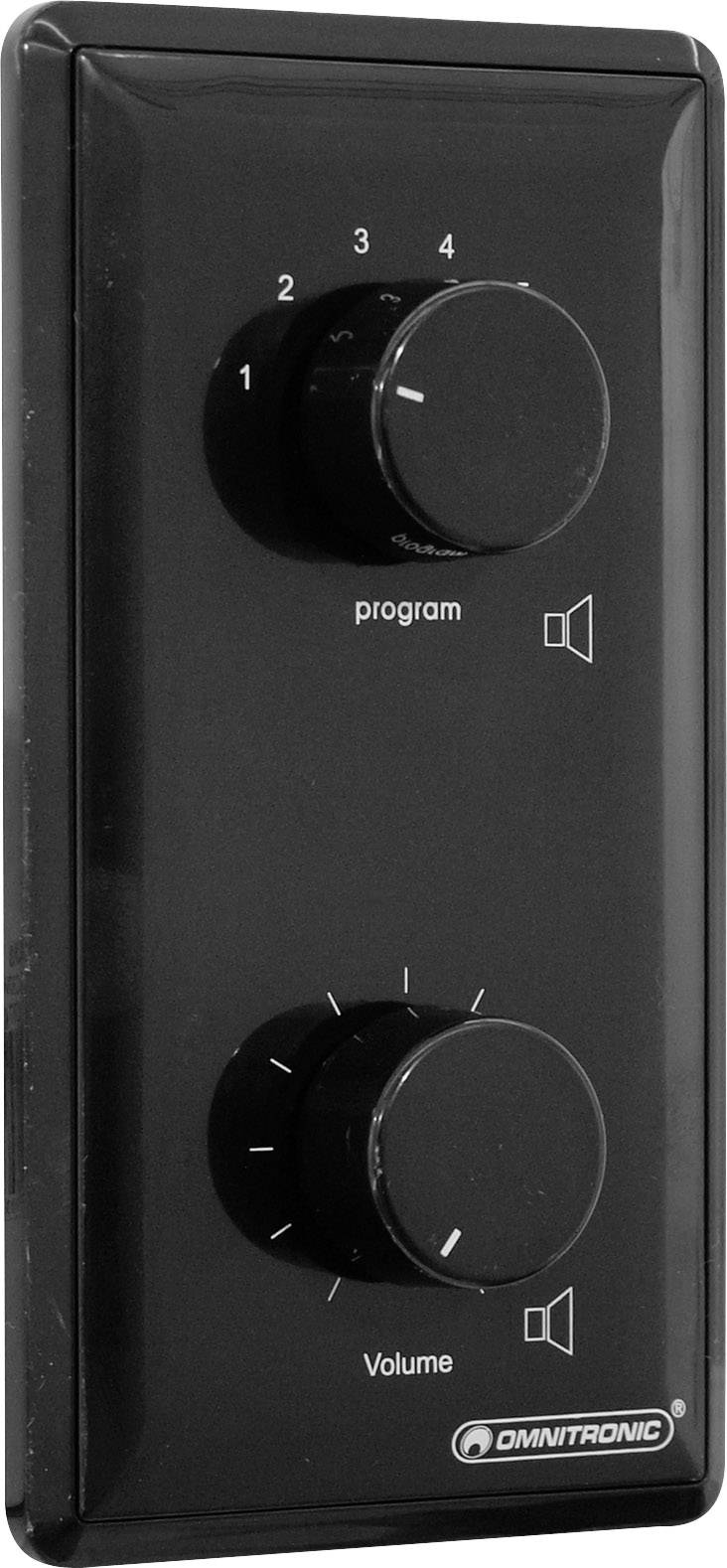 Omnitronic 80711090 Einbau ELA-Programmwähler Schwarz