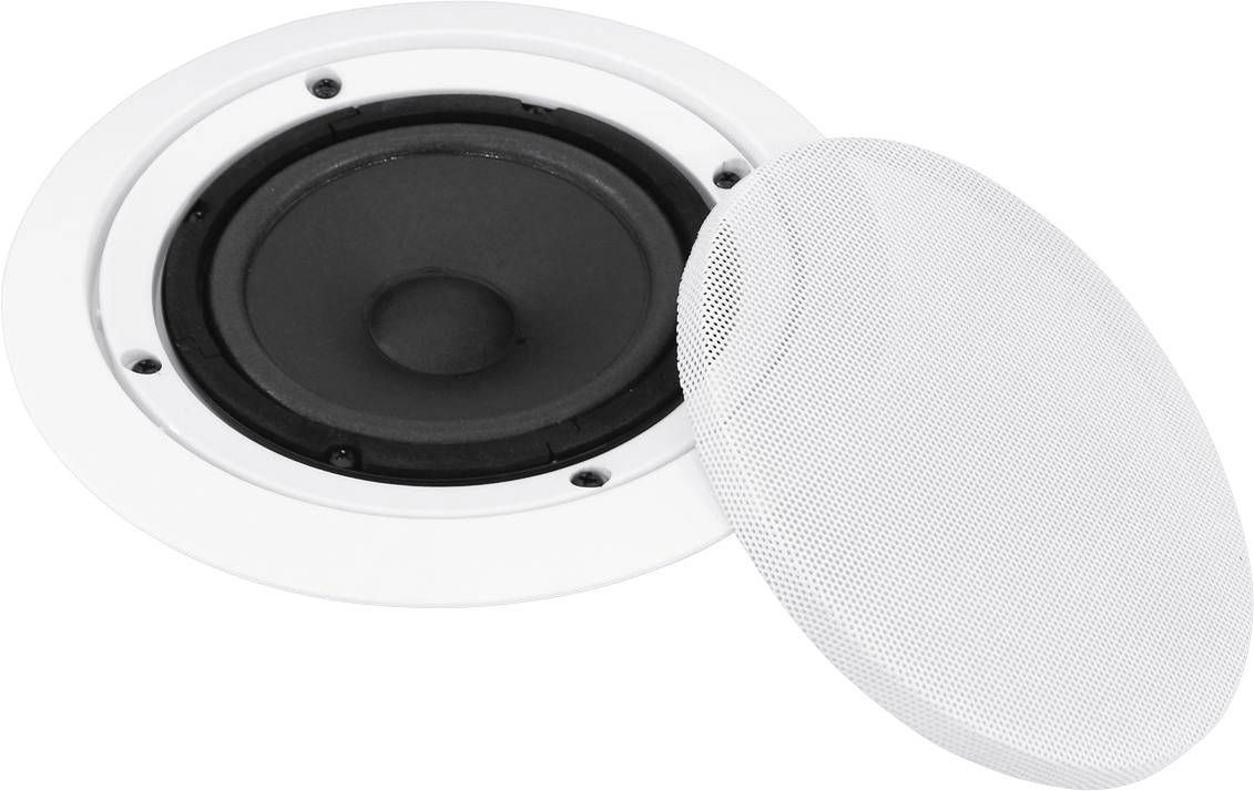 Omnitronic CS-5 Einbaulautsprecher 5 W 100 V Weiß 1 St.