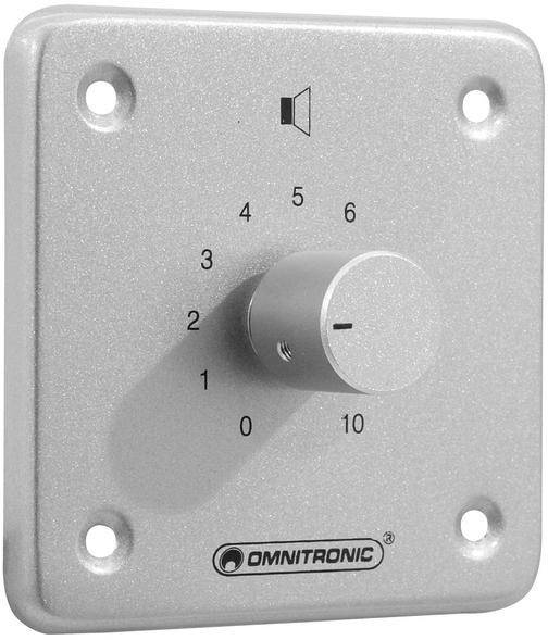Omnitronic 80711015 Einbau ELA-Lautstärkeregler mono Silber
