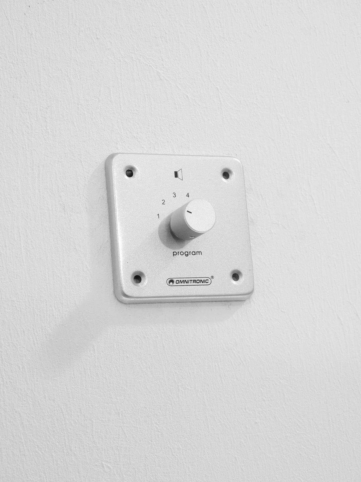 Omnitronic 80711073 Einbau ELA-Programmwähler Silber