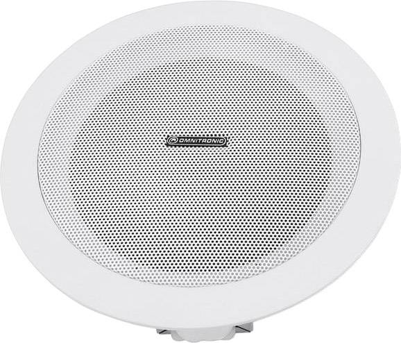 Omnitronic CSE-5 Einbaulautsprecher 6 W 100 V Weiß 1 St.