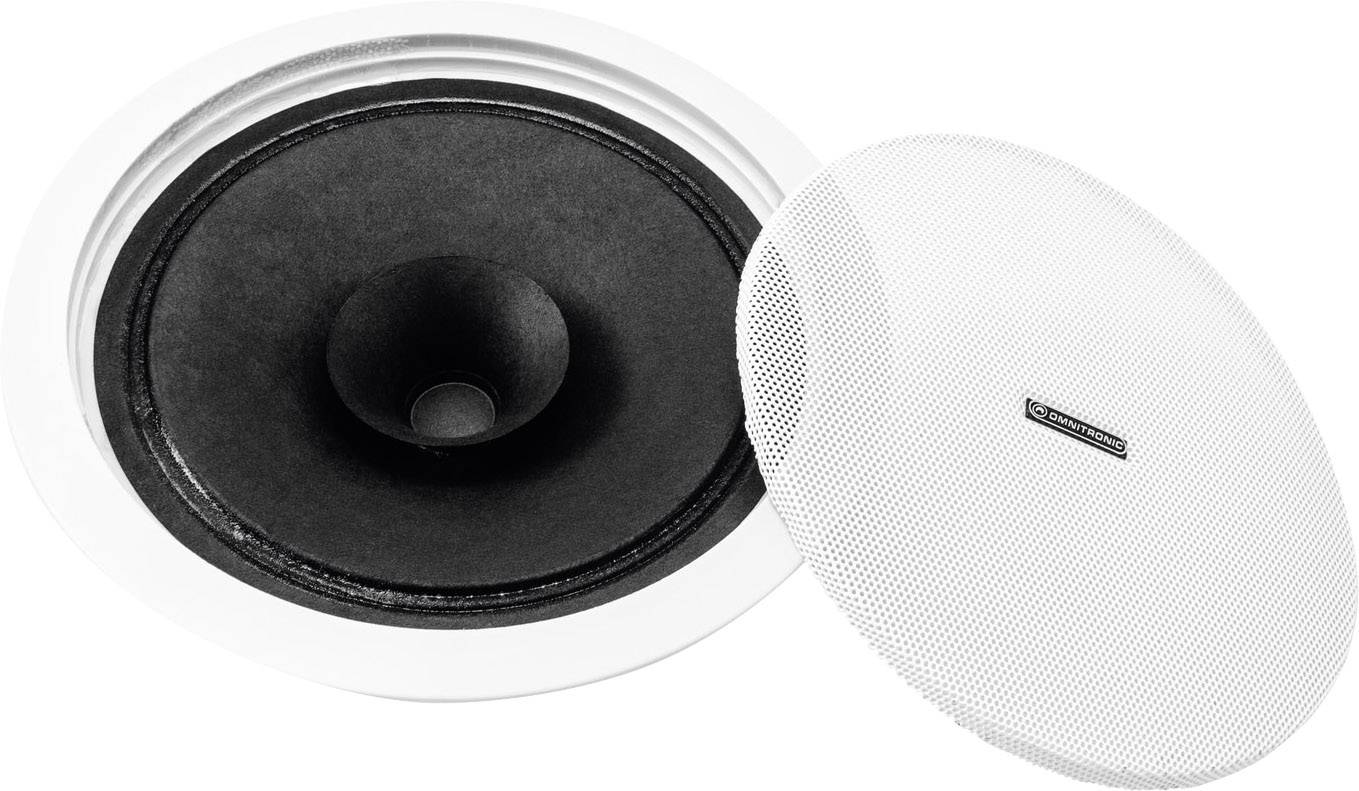 Omnitronic CSE-6 Einbaulautsprecher 6 W 100 V Weiß 1 St.