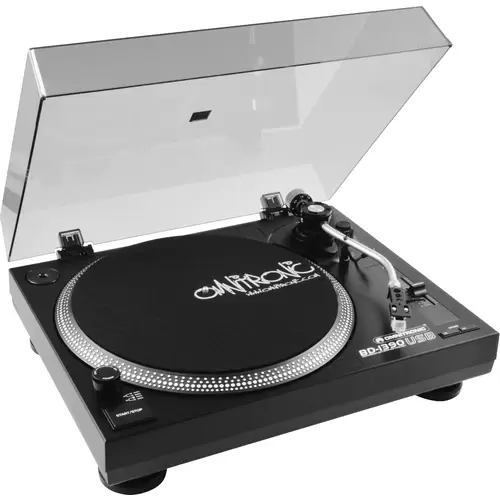 Omnitronic BD-1390 USB-Plattenspieler Riemenantrieb Schwarz Omnitronic BD-1390 USB-Plattenspieler Riemenantrieb Schwarz