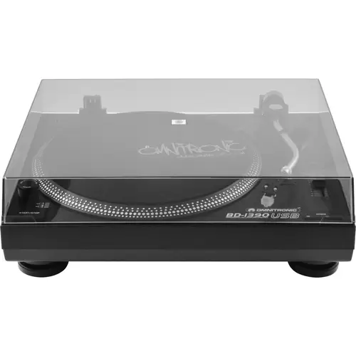 Omnitronic BD-1390 USB-Plattenspieler Riemenantrieb Schwarz Omnitronic BD-1390 USB-Plattenspieler Riemenantrieb Schwarz