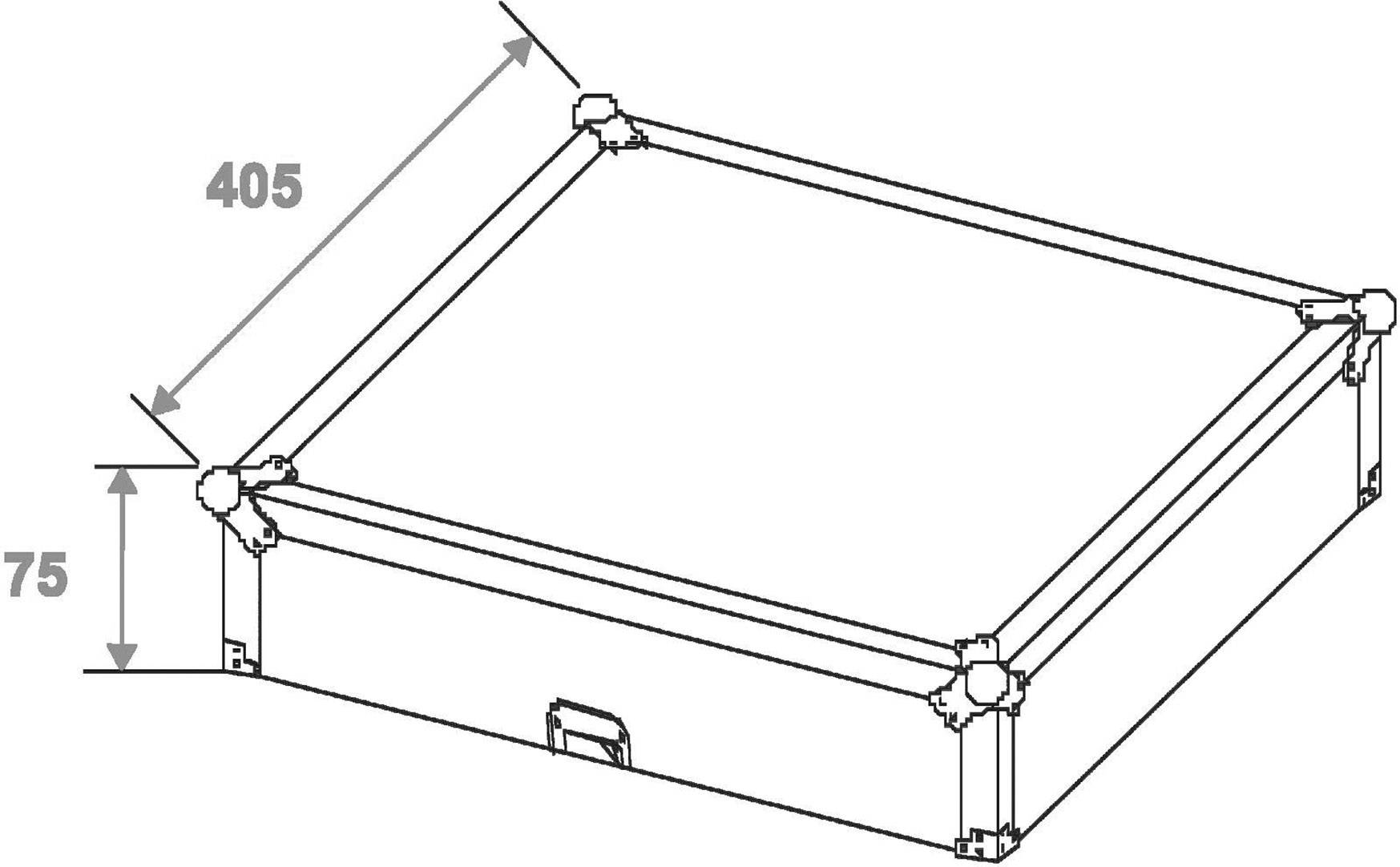 DJ-Mixer Case (B x H x T) 425 x 545 x 235 mm