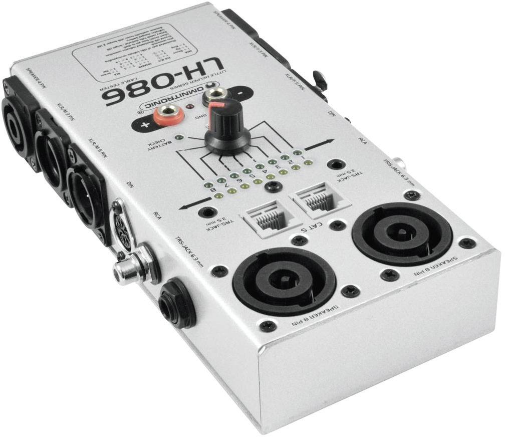 Omnitronic LH-086 Kabeltester Weiß