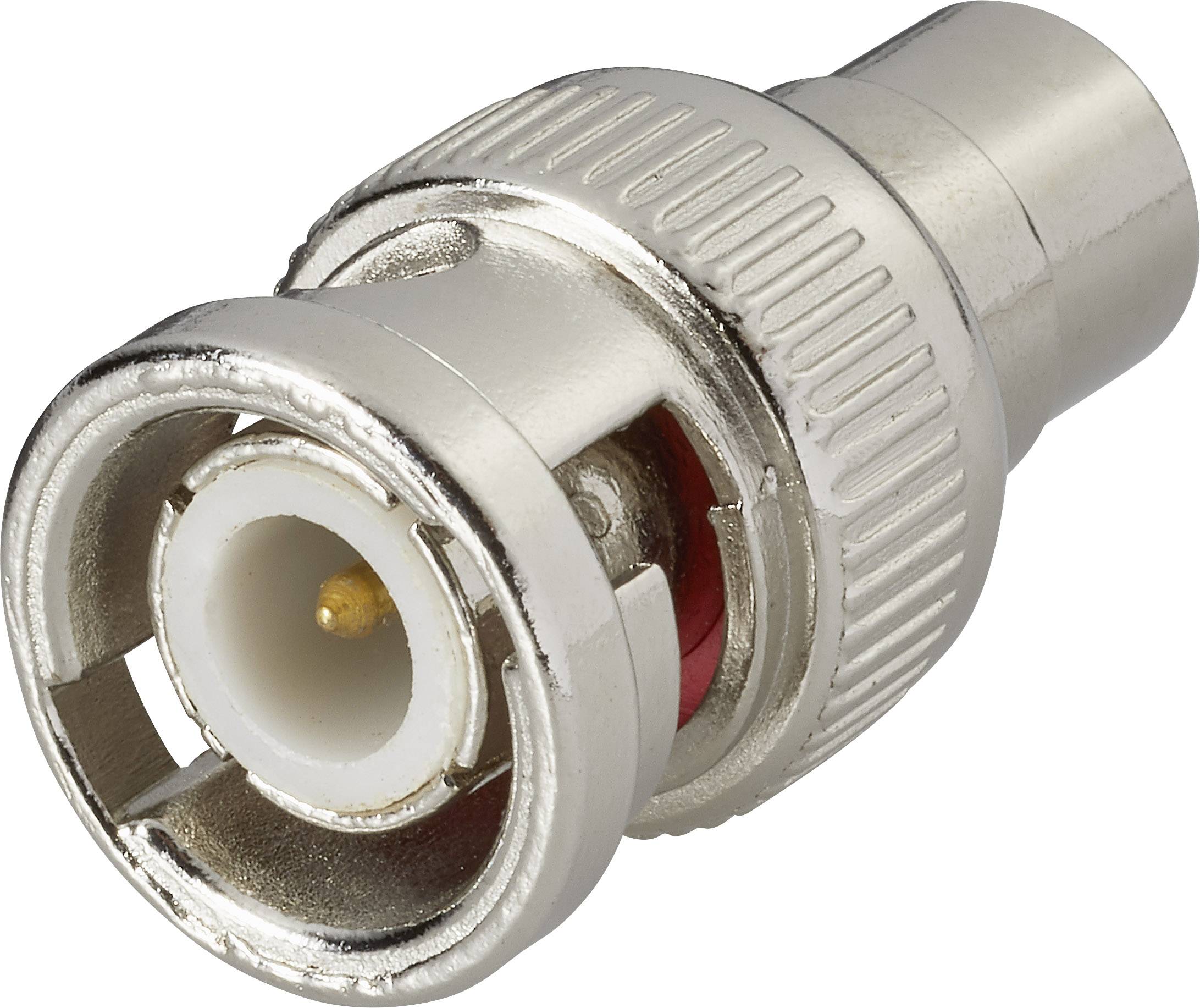 SpeaKa Professional SP-1300804 BNC / Cinch Adapter [1x BNC-Stecker - 1x Cinch-Buchse] Silber