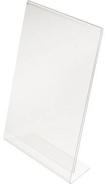 Deflecto Classic Image® Tischaufsteller L-Form Verwendung für Papierformat: DIN A4 Transparent 1 St.