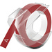 DYMO 3D Prägeband, Schriftband Vinyl Bandfarbe: Rot Schriftfarbe: Weiß 9 mm 3 m 520102