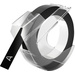 DYMO 3D Prägeband, Schriftband Bandfarbe: Schwarz (transparent) Schriftfarbe: Weiß 9mm 3m 520109