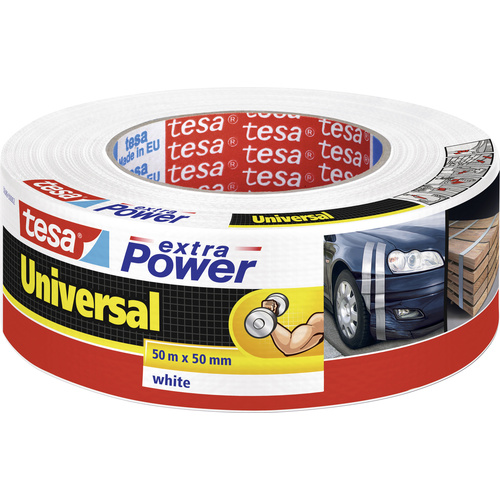 TESA UNIVERSAL 56389-00002-06 Gewebeklebeband tesa® extra Power Weiß (L x B) 50m x 50mm 1St.