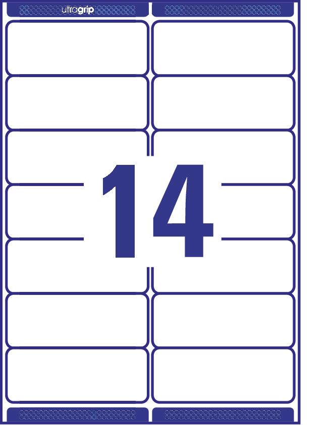 Avery-Zweckform L7163-100 Adress-Etiketten 99.1 x 38.1 mm Papier Weiß 1400 St. Permanent haftend Tintenstrahldrucker, Laserdrucker