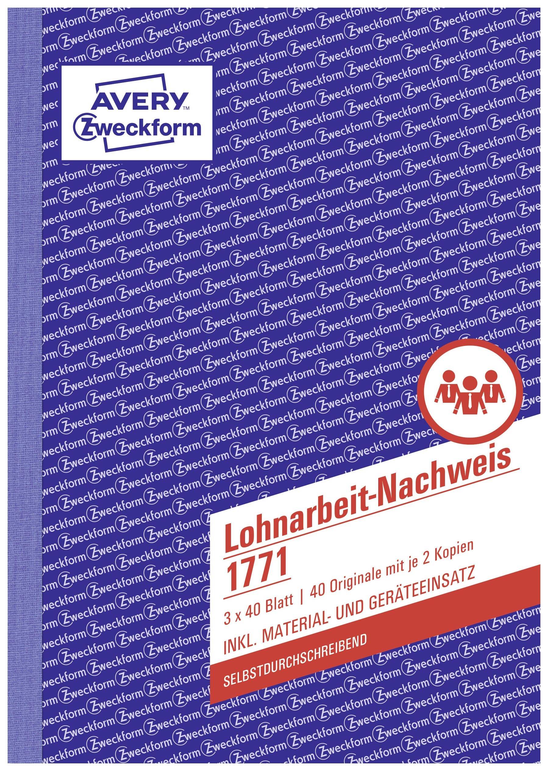 Avery-Zweckform Lohnabrechnung Formular 1771 DIN A5