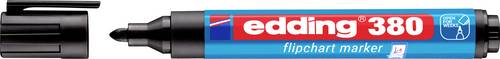 Edding 4-380001 Flipchartmarker 380 Rundspitze 1.5 - 3 mm Schwarz