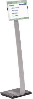 Durable 4812-23 Bodenaufsteller Silber DIN A4