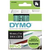 DYMO Schriftband D1 45809 Bandfarbe: Grün Schriftfarbe:Schwarz 19mm 7m DYMO Schriftband D1 45809 Bandfarbe: Grün Schriftfarbe:Schwarz 19mm 7m