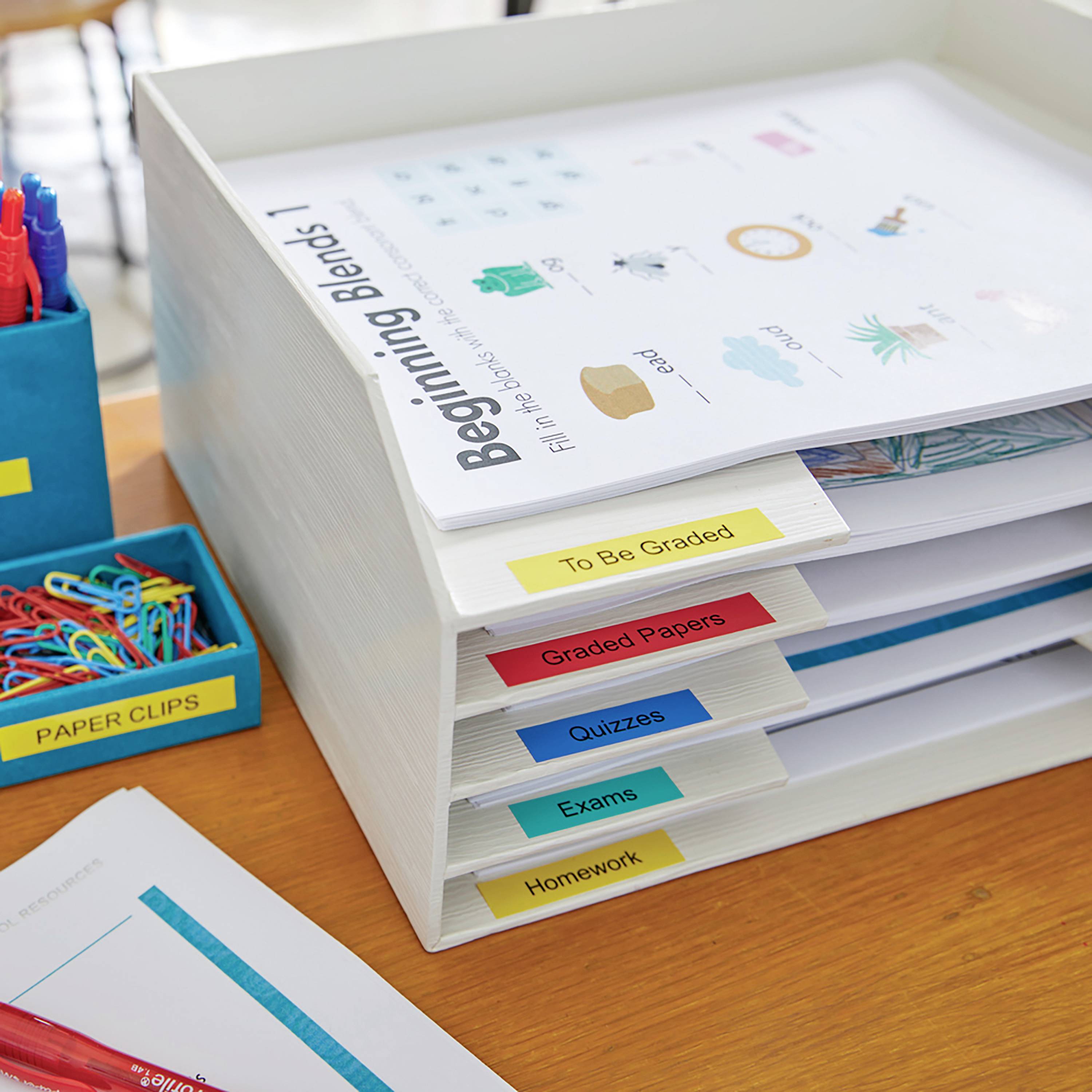 DYMO Schriftband D1 40919 Bandfarbe: Grün Schriftfarbe:Schwarz 9mm 7m