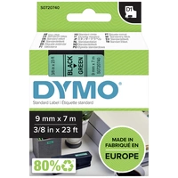 DYMO Schriftband D1 40919 Bandfarbe: Grün Schriftfarbe:Schwarz 9mm 7m DYMO Schriftband D1 40919 Bandfarbe: Grün Schriftfarbe:Schwarz 9mm 7m