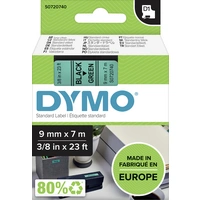 DYMO Schriftband D1 40919 Bandfarbe: Grün Schriftfarbe:Schwarz 9mm 7m DYMO Schriftband D1 40919 Bandfarbe: Grün Schriftfarbe:Schwarz 9mm 7m