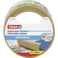 TESA UNIVERSAL 56171-00003-11 Doppelseitiges Klebeband Weiß (L x B) 10m x 50mm 1St. TESA UNIVERSAL 56171-00003-11 Doppelseitiges Klebeband Weiß (L x B) 10m x 50mm 1St.