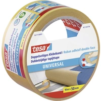 TESA UNIVERSAL 56171-00003-11 Doppelseitiges Klebeband Weiß (L x B) 10m x 50mm 1St. TESA UNIVERSAL 56171-00003-11 Doppelseitiges Klebeband Weiß (L x B) 10m x 50mm 1St.