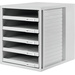 HAN 1401-11 Desk drawer box Light grey A4 No. of drawers: 5