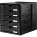 HAN Systembox 1450-13 Schubladenbox Schwarz DIN A4, DIN C4 Anzahl der Schubfächer: 5