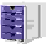 HAN Systembox 1450-14 Caisson à tiroirs gris clair DIN A4, DIN C4 Nombre de tiroirs: 5