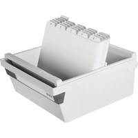 HAN 965-11 Karteikasten Lichtgrau max. Anzahl der Karten: 800 Karten DIN A5 quer HAN 965-11 Karteikasten Lichtgrau max. Anzahl der Karten: 800 Karten DIN A5 quer