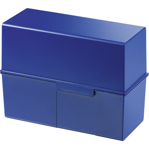 HAN Boîte à fiches bleu 975-14 500 cartes A5 horizontal