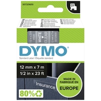DYMO Schriftband D1 45020 Bandfarbe: Transparent Schriftfarbe:Weiß 12mm 7m DYMO Schriftband D1 45020 Bandfarbe: Transparent Schriftfarbe:Weiß 12mm 7m