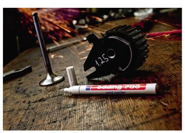 edding Lackmarker 780 4-780054 0,8mm Rundspitze permanent silber