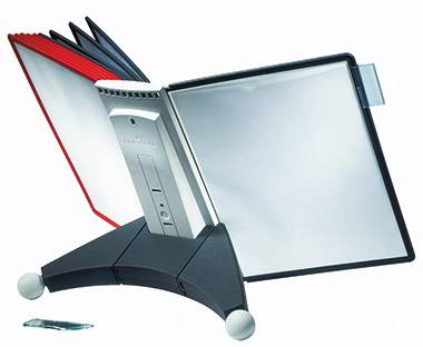 Durable Sichttafelständer SHERPA® TABLE 10 Rot, Schwarz DIN A4 Anzahl der mitgelieferten Sichttafeln 10