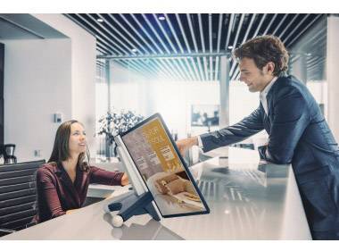 Durable Sichttafelständer SHERPA® TABLE 10 Rot, Schwarz DIN A4 Anzahl der mitgelieferten Sichttafeln 10