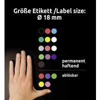 Avery-Zweckform 3174 Markierungspunkte Etiketten Ø 18mm Leuchtgrün 96 St. Permanent haftend Papier Avery-Zweckform 3174 Markierungspunkte Etiketten Ø 18mm Leuchtgrün 96 St. Permanent haftend Papier