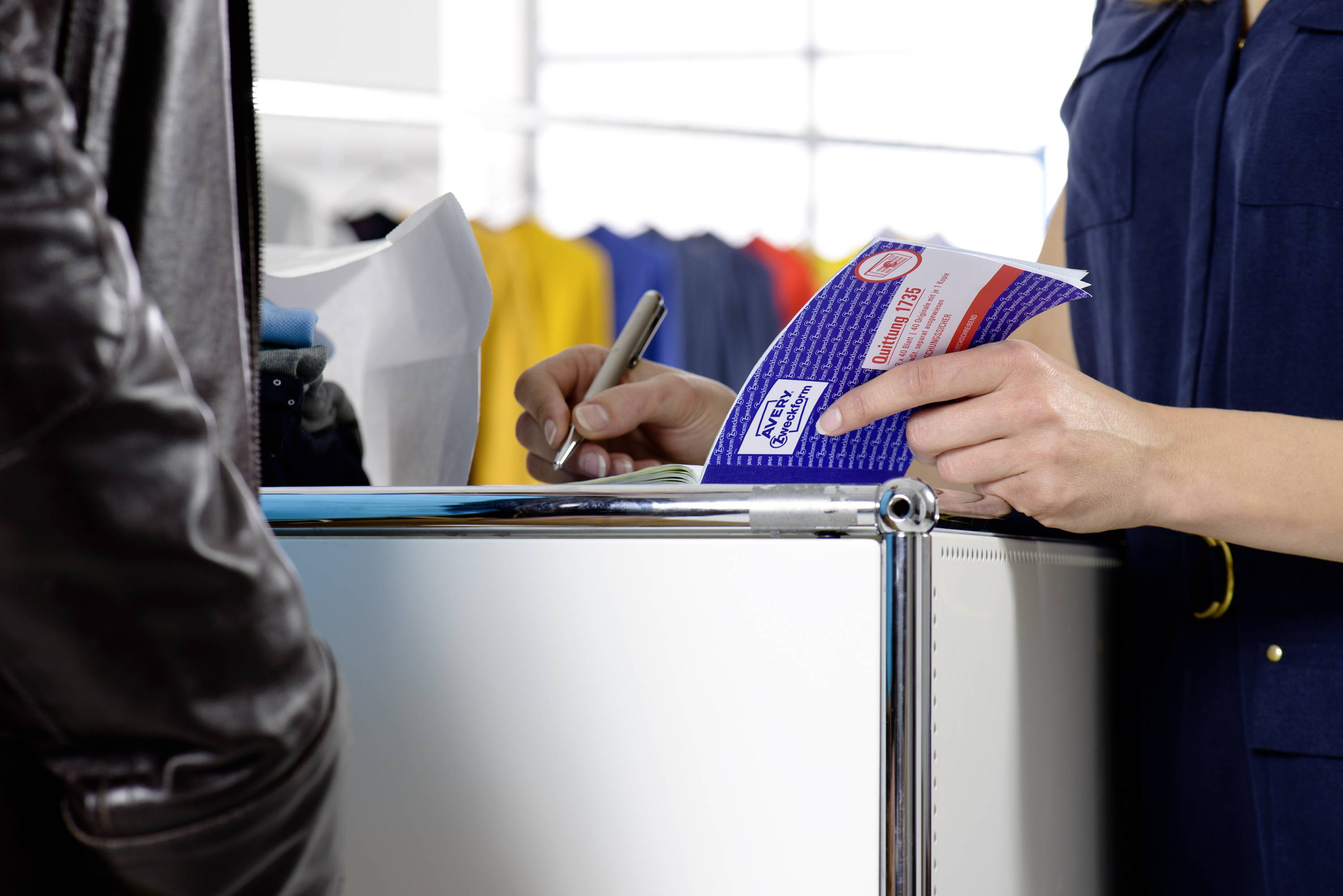 Avery-Zweckform 1735 Quittung Formular DIN A6 quer Anzahl der Blätter: 40 Weiß 80 Blatt