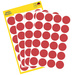 Avery-Zweckform 3004 Markierungspunkte Etiketten Ø 18mm Rot 96 St. Permanent haftend Papier