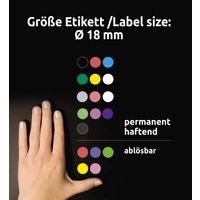 Avery-Zweckform 3007 Markierungspunkte Etiketten Ø 18mm Gelb 96 St. Permanent haftend Papier Avery-Zweckform 3007 Markierungspunkte Etiketten Ø 18mm Gelb 96 St. Permanent haftend Papier