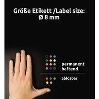 Avery-Zweckform 3010 Markierungspunkte Etiketten Ø 8mm Rot 416 St. Permanent haftend Papier Avery-Zweckform 3010 Markierungspunkte Etiketten Ø 8mm Rot 416 St. Permanent haftend Papier