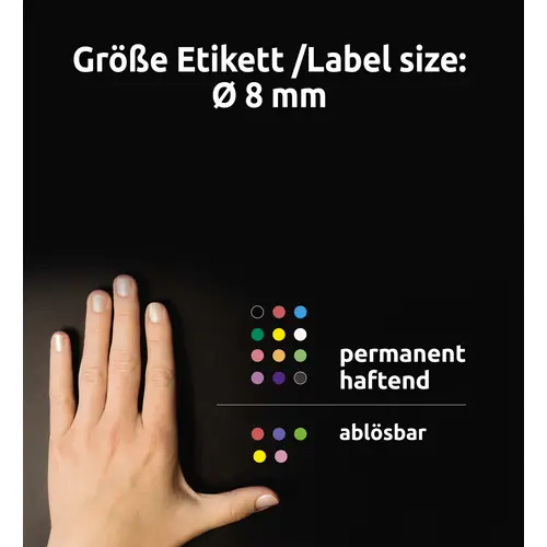 Avery-Zweckform 3010 Markierungspunkte Etiketten Ø 8mm Rot 416 St. Permanent haftend Papier Avery-Zweckform 3010 Markierungspunkte Etiketten Ø 8mm Rot 416 St. Permanent haftend Papier