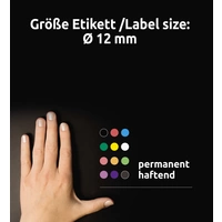 Avery-Zweckform 3141 Markierungspunkte Etiketten Ø 12mm Rot 270 St. Permanent haftend Papier Avery-Zweckform 3141 Markierungspunkte Etiketten Ø 12mm Rot 270 St. Permanent haftend Papier