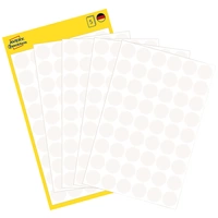 Avery-Zweckform 3145 Markierungspunkte Etiketten Ø 12mm Weiß 270 St. Permanent haftend Papier Avery-Zweckform 3145 Markierungspunkte Etiketten Ø 12mm Weiß 270 St. Permanent haftend Papier