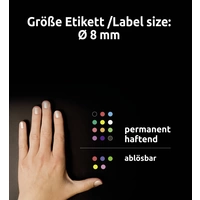 Avery-Zweckform 3178 Markierungspunkte Etiketten Ø 8 mm Leucht-Orange 416 St. Permanent haftend Pap Avery-Zweckform 3178 Markierungspunkte Etiketten Ø 8 mm Leucht-Orange 416 St. Permanent haftend Pap