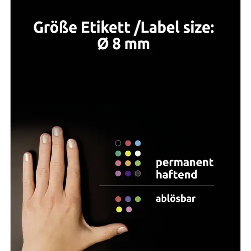 Avery-Zweckform 3178 Markierungspunkte Etiketten Ø 8 mm Leucht-Orange 416 St. Permanent haftend Pap Avery-Zweckform 3178 Markierungspunkte Etiketten Ø 8 mm Leucht-Orange 416 St. Permanent haftend Pap