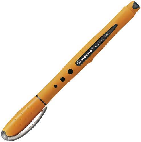 Stabilo Tintenroller worker+ medium 0.5 mm Schwarz 2018/46