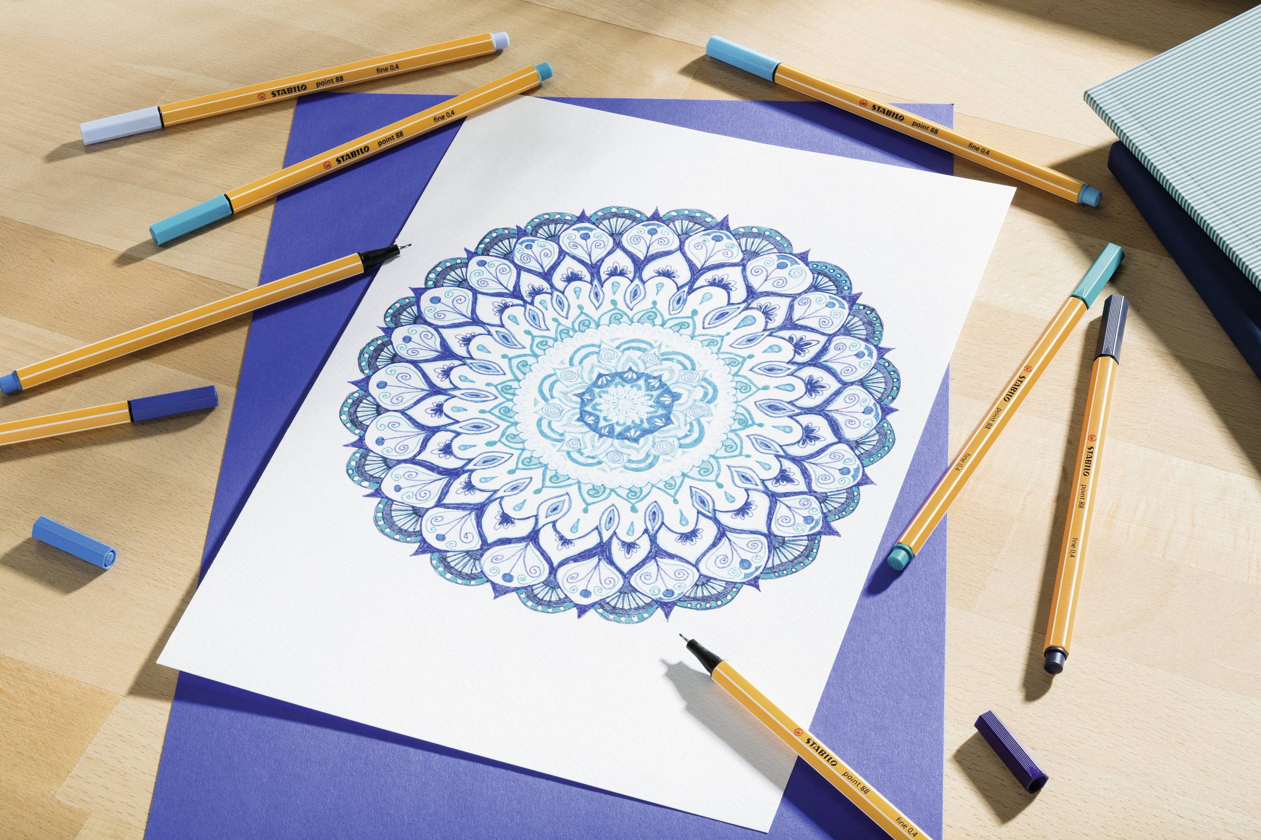 STABILO point 88 8820 Fineliner Gelb, Orange, Rot, Dunkelrot, Pink, Violett, Lila, Blau, Hellblau, Mittelblau, Türkisblau, Grün, Hellgrün, Eisgrün